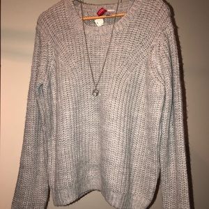 Gray Knitted Sweater